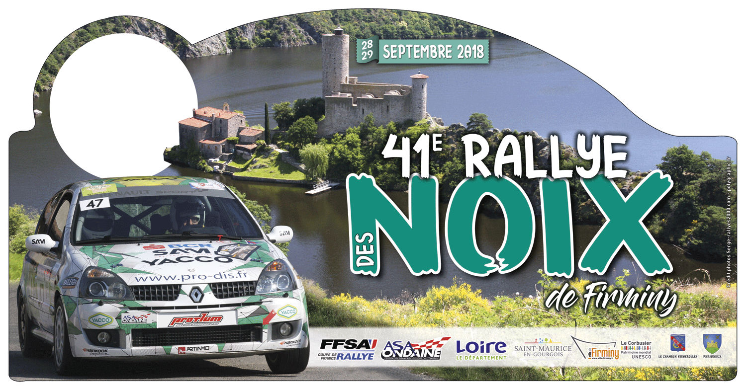 La Plaque du Rallye 2018